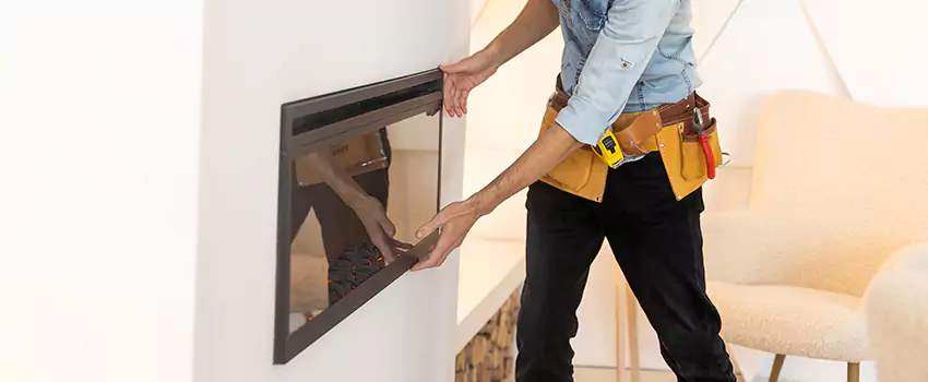 Metal Fireplace Installation in Monroe, Washington