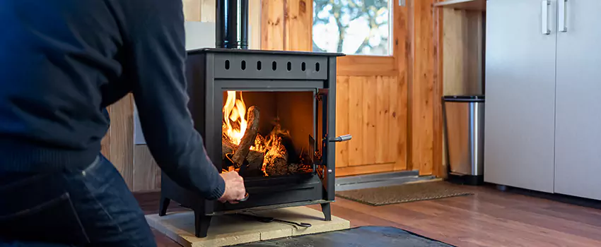 Open Hearth Wood Fireplace Installation in Monroe, WA