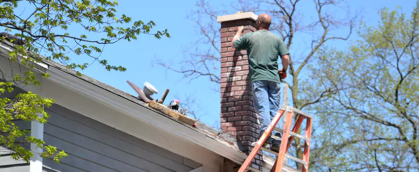 Vinyl and PVC Chimney Flashing Installation in Monroe, WA